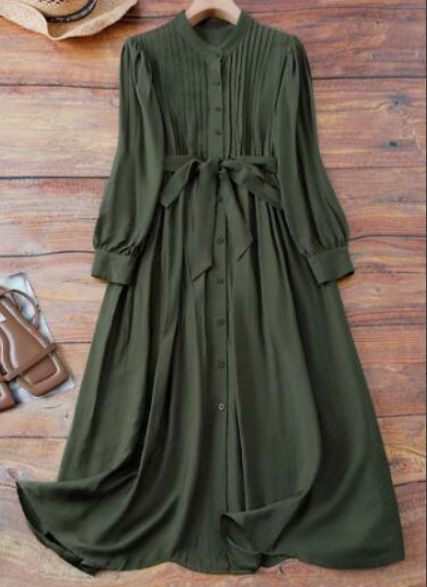 Plus size dames maxi jurk in l - Corset Waist Cinch recensie en prijs